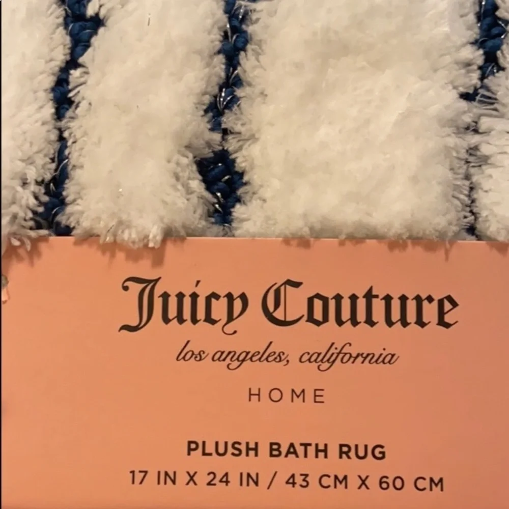 Juicy Couture Bath rug, NWT